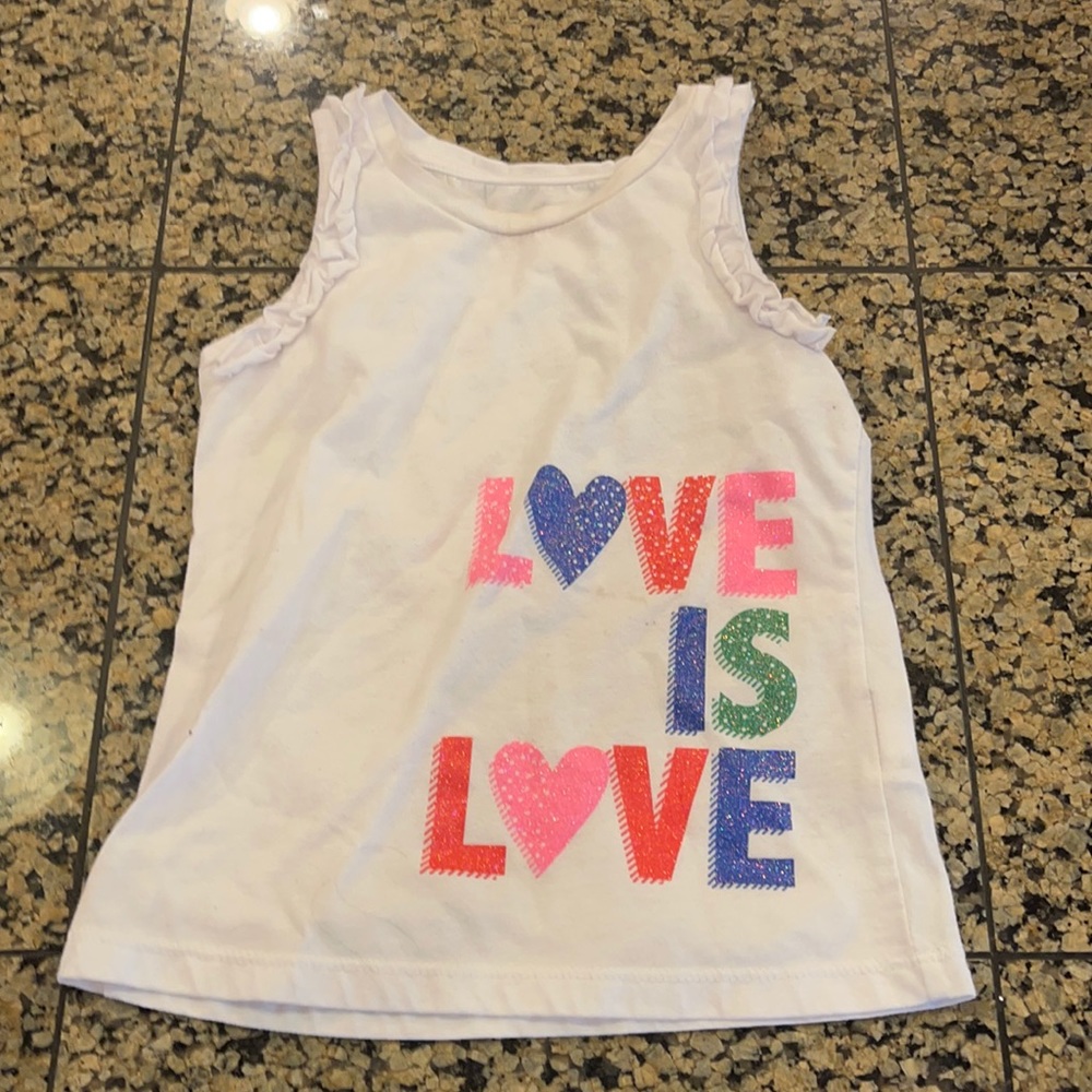 Tank top with ruffles